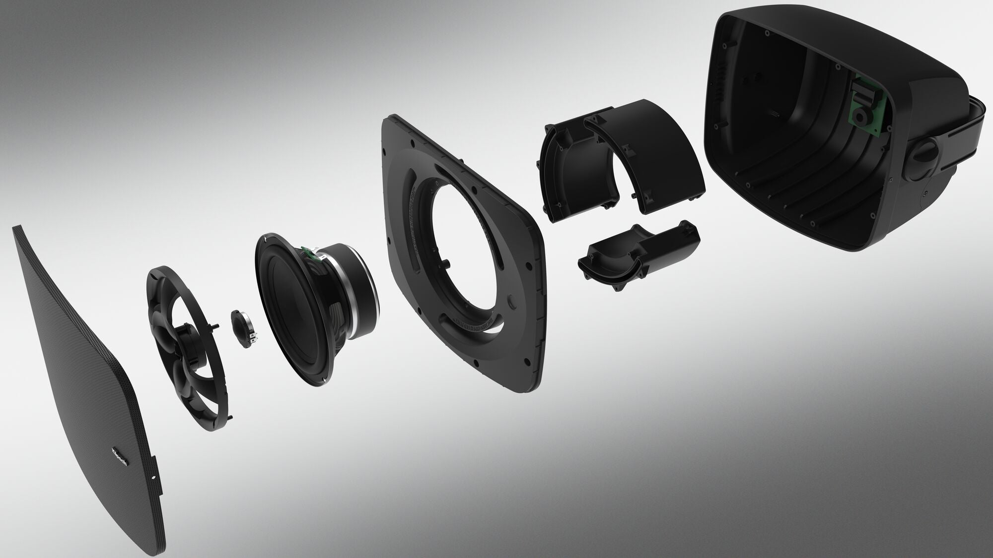RSM-650 6.5" Indoor/Outdoor Residential Surface Mount Loudspeaker (Pair)