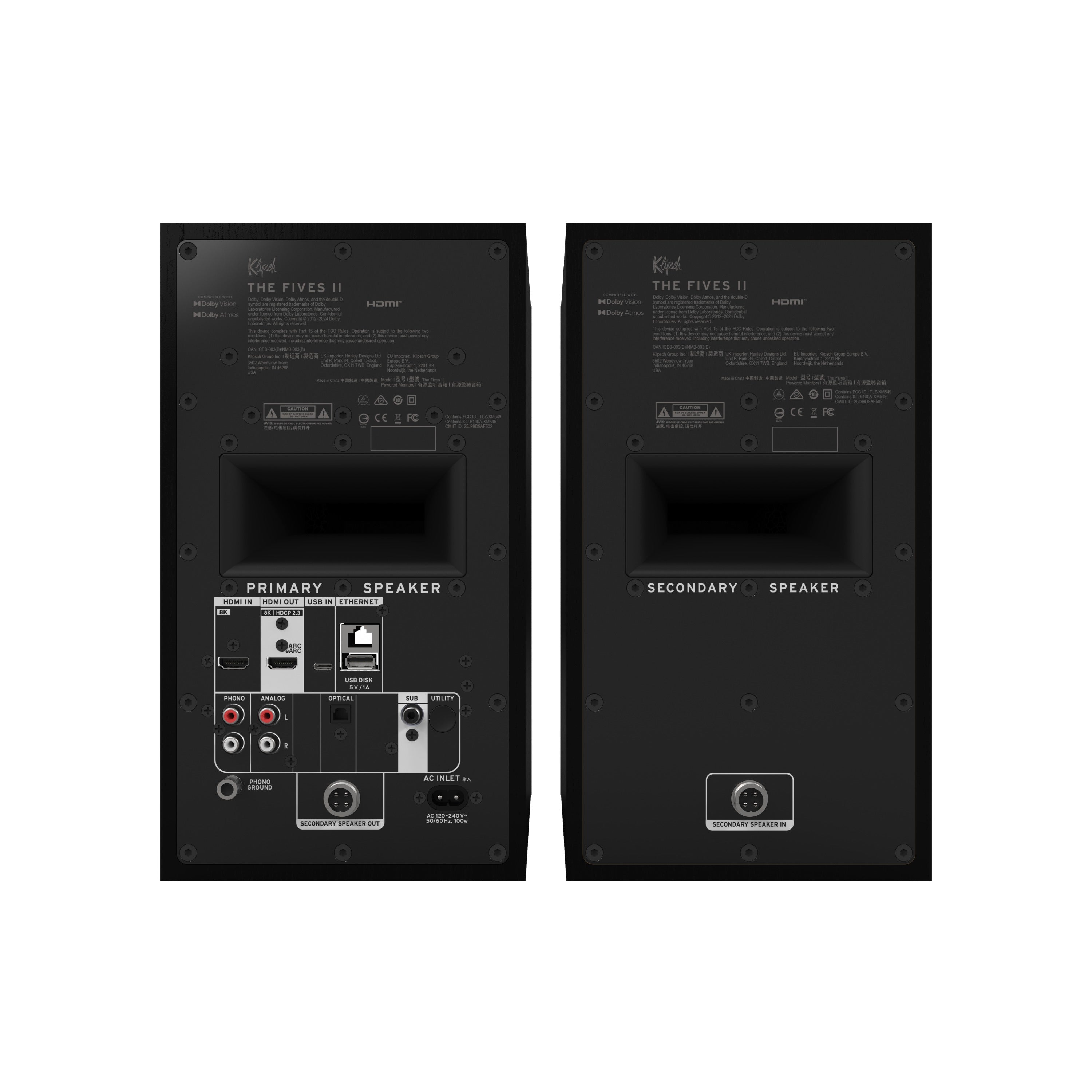 Fives II 5.25" Powered Speakers